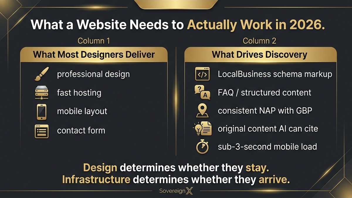 Why a Beautiful Website That Nobody Finds Is Worse Than No Website at All Infographic