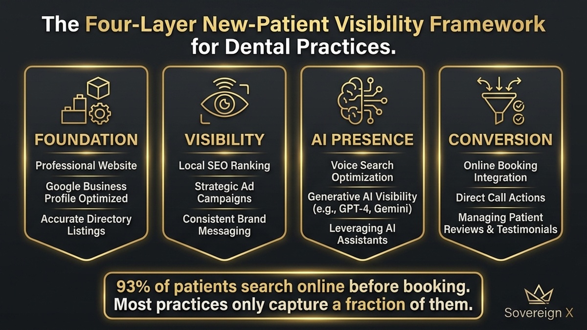 Dental Practice Digital Audit Infographic