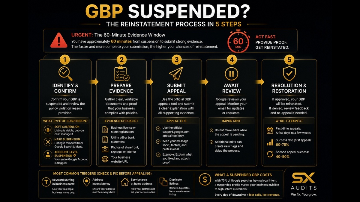 GBP Reinstatement Process Infographic