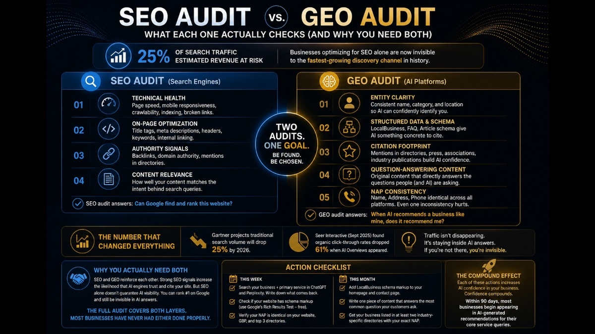 GEO vs SEO Infographic