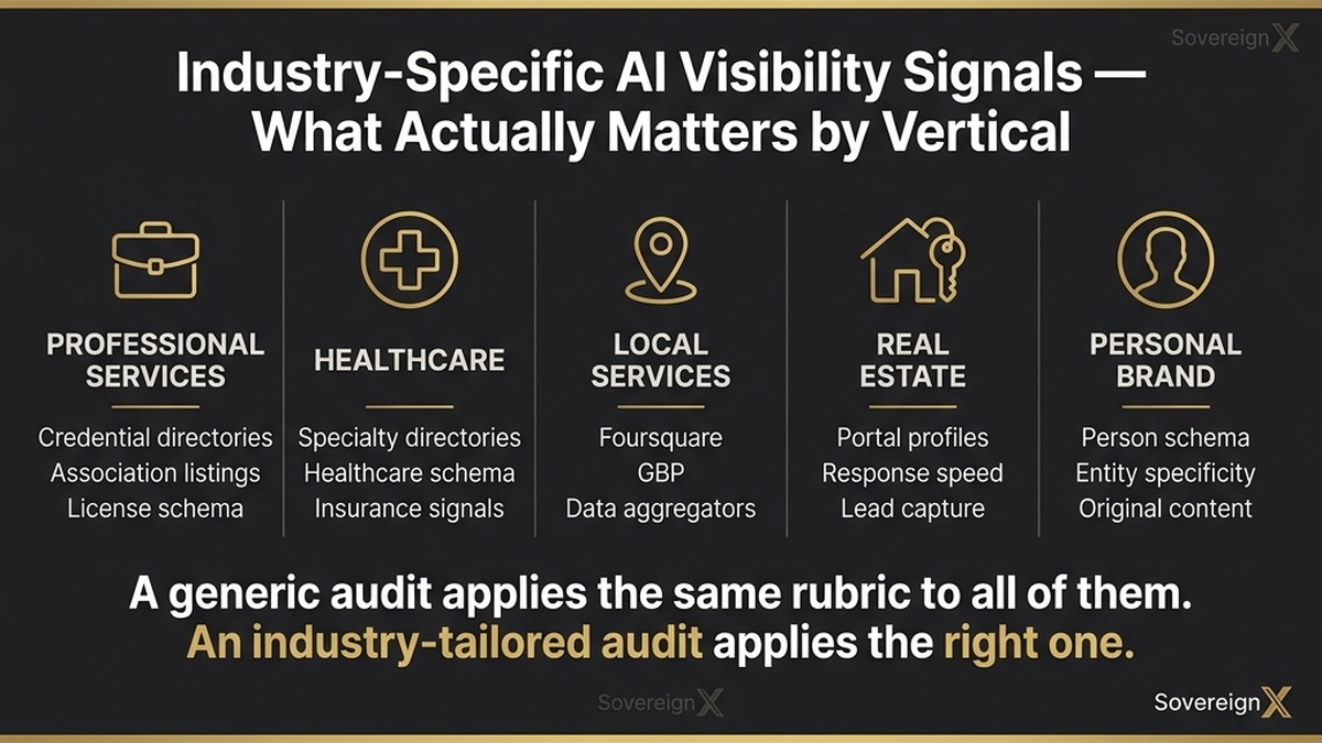 Why Your AI Readiness Audit Should Be Industry-Specific Infographic