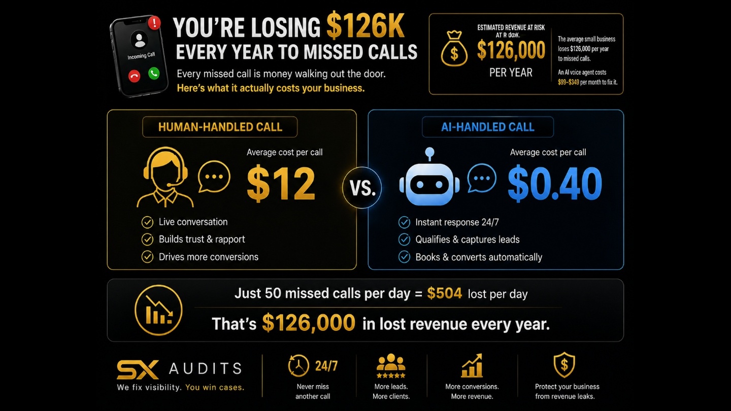 Why You're Losing Revenue to Missed Calls — and What an AI Voice Agent Actually Costs