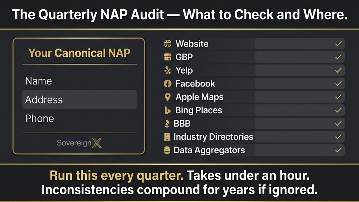 NAP Consistency Infographic