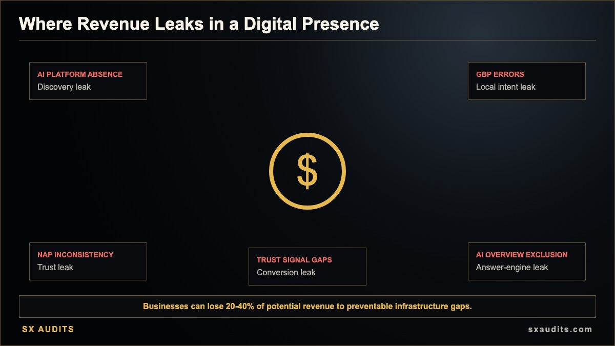 What Revenue Leak Detection Actually Means Infographic